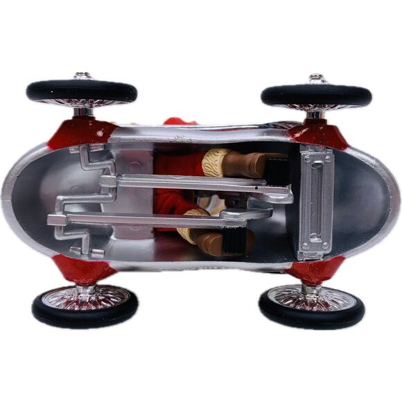 Hallmark SANTA TAKES A SPIN Keepsake Ornament 2008 Pedal Car Club Exclusive‎ - Picture 8 of 12